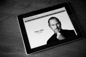 Picture of Steve Jobs from Apple Website